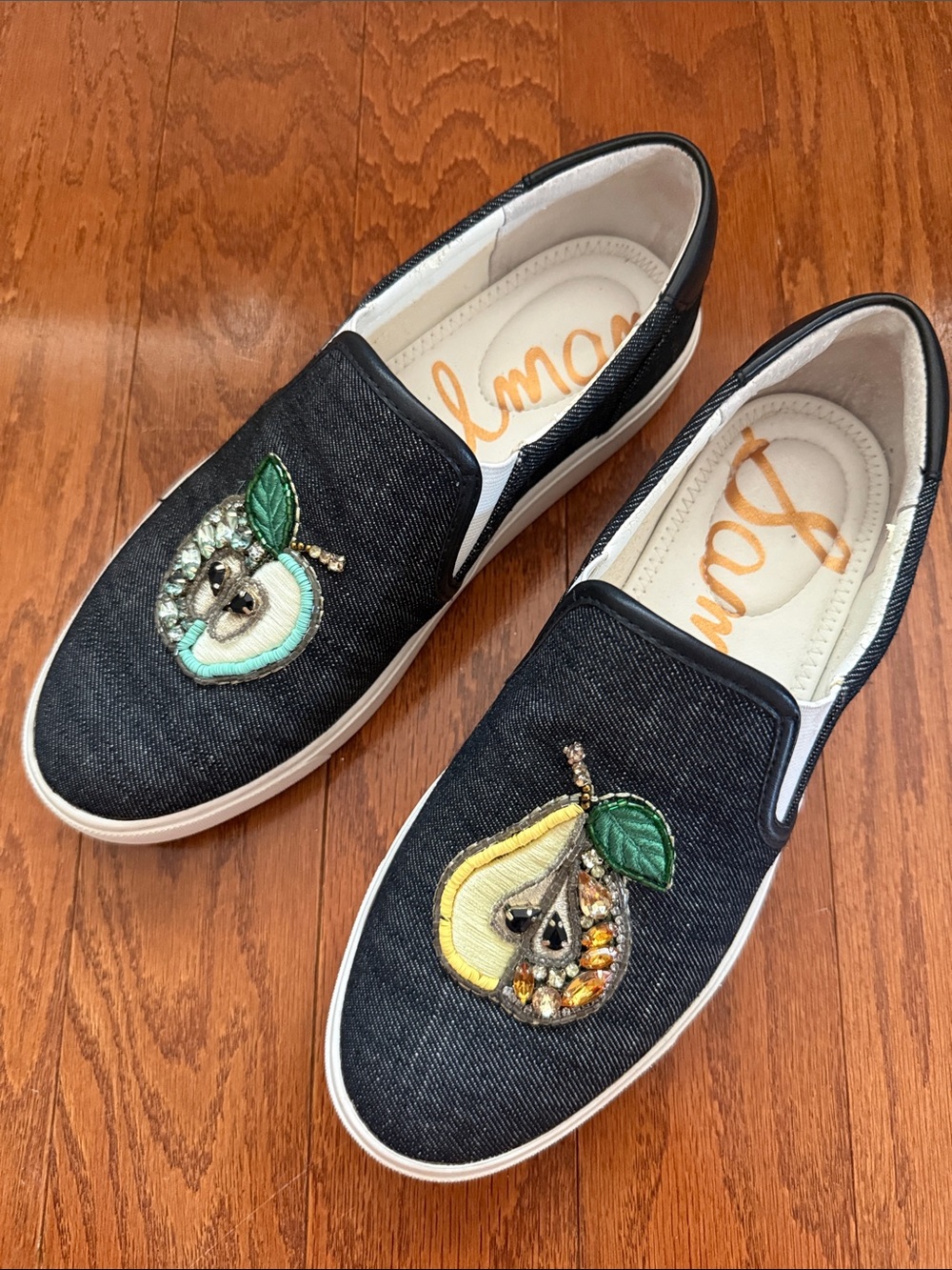 Sam Edelman Evelina slip on appliqué shoes - Picture 5 of 8